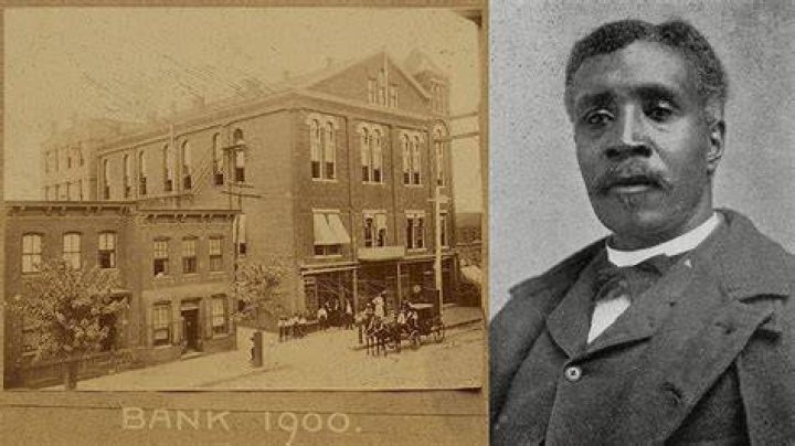 What was the name of the first black bank?
