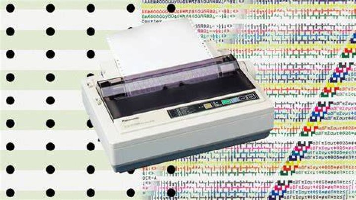 When did the dot matrix printer come out?
