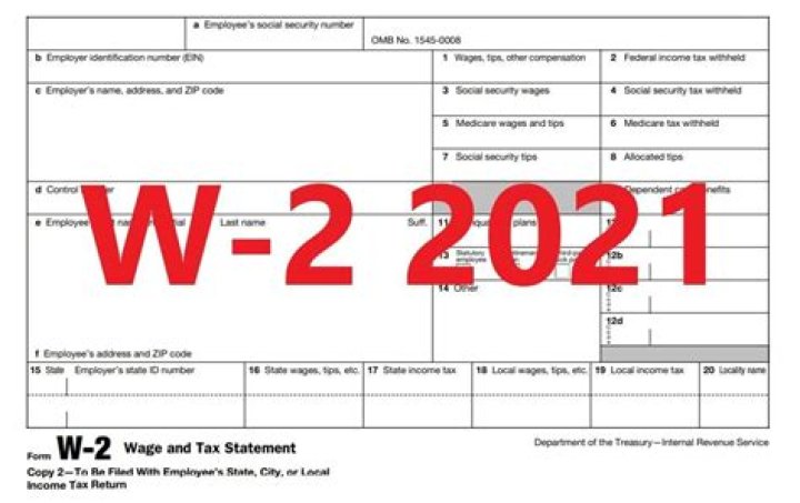 When should I expect my W-2 form 2021?