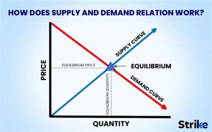 When the price of a product is set at a level where demand and supply are the same quizlet?