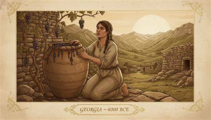 When was wine first made?