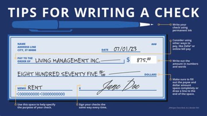 When would you use a check?