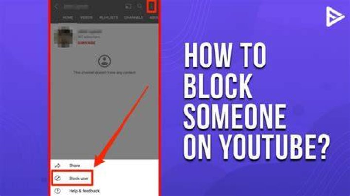 When you block someone on YouTube do they know?
