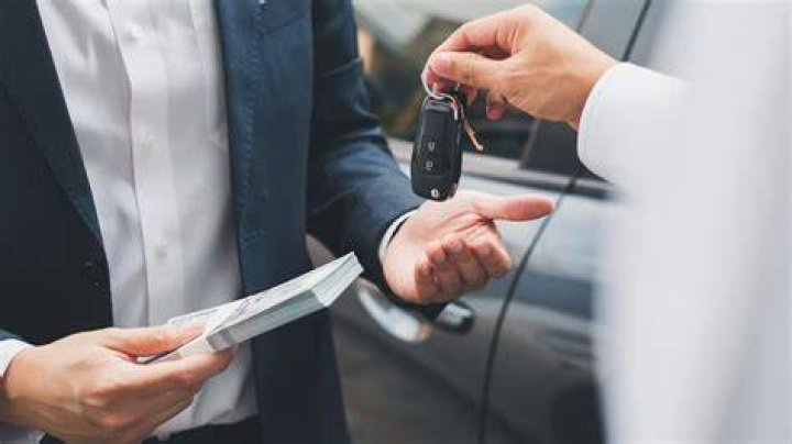 When you buy a car is it in your name?