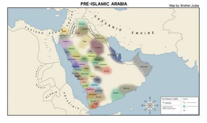 Where did the Arab tribes first live?