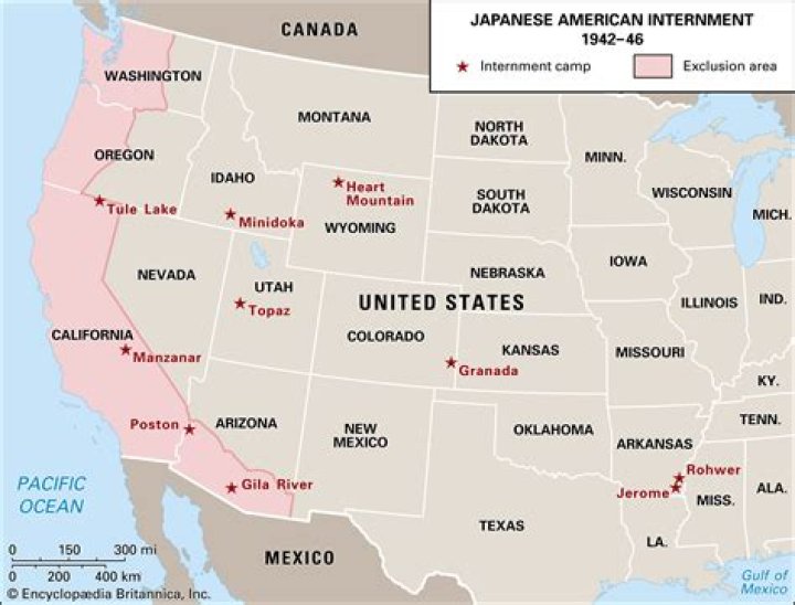 Where did the Japanese internment take place?
