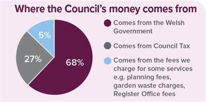 Where do council get their money from?
