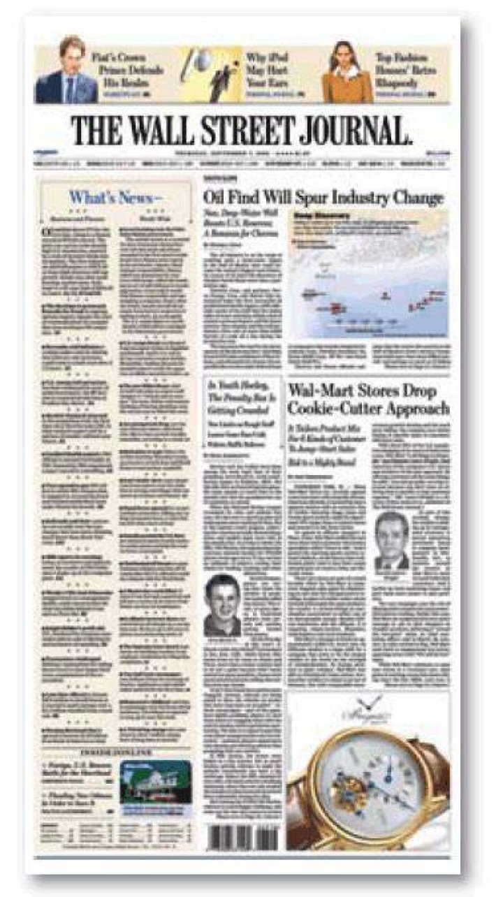 Who bought the Wall Street Journal in 2007?