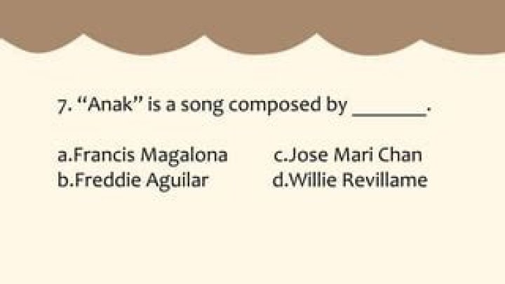 Who composed Anak?