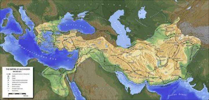 Who controlled the lands of ancient Greece during the Hellenistic world?