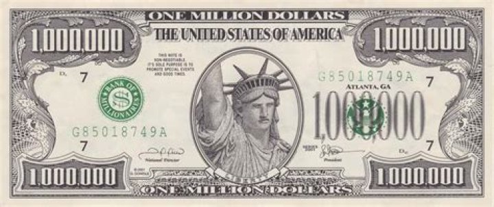 Who is on the One Million Dollar Bill?