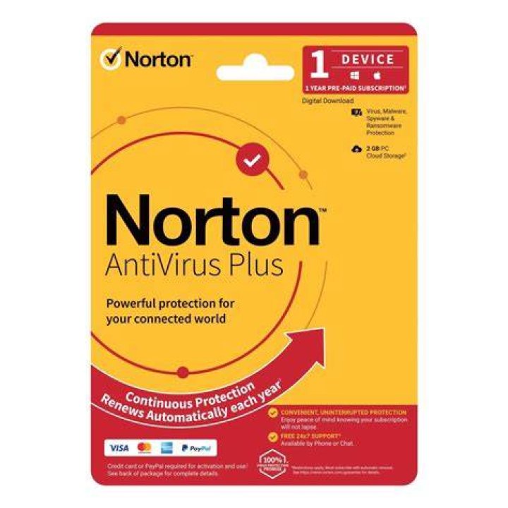 Who is the manufacturer of Norton AntiVirus?