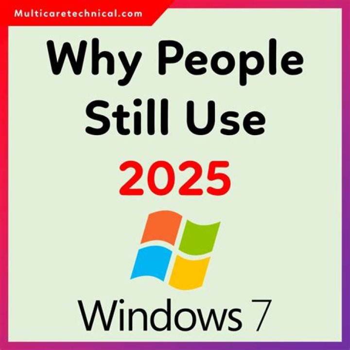Why do companies use Windows 7?