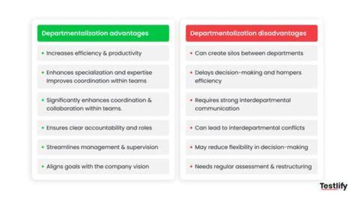 Why do we need departmentalization?