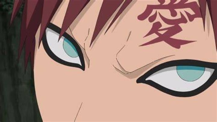 Why does Gaara have black around his eye?