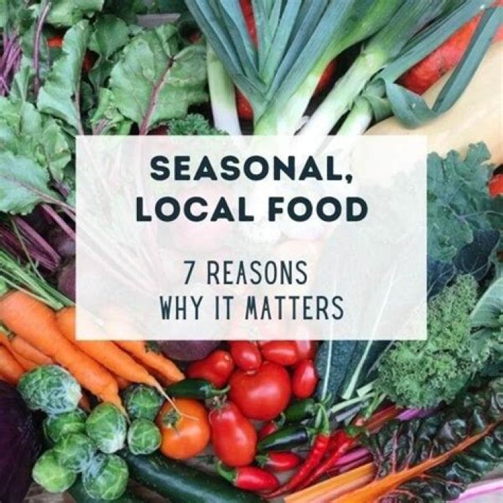 Why is it important to buy local and seasonal food?
