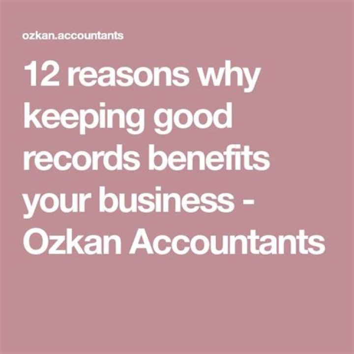 Why is keeping good records benefits your business?