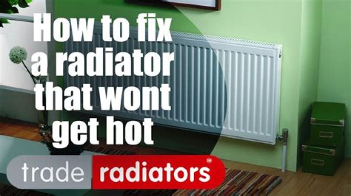 Why is one of my radiators not as hot as the others?