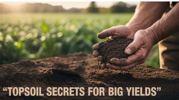Why is topsoil crucial for agriculture?